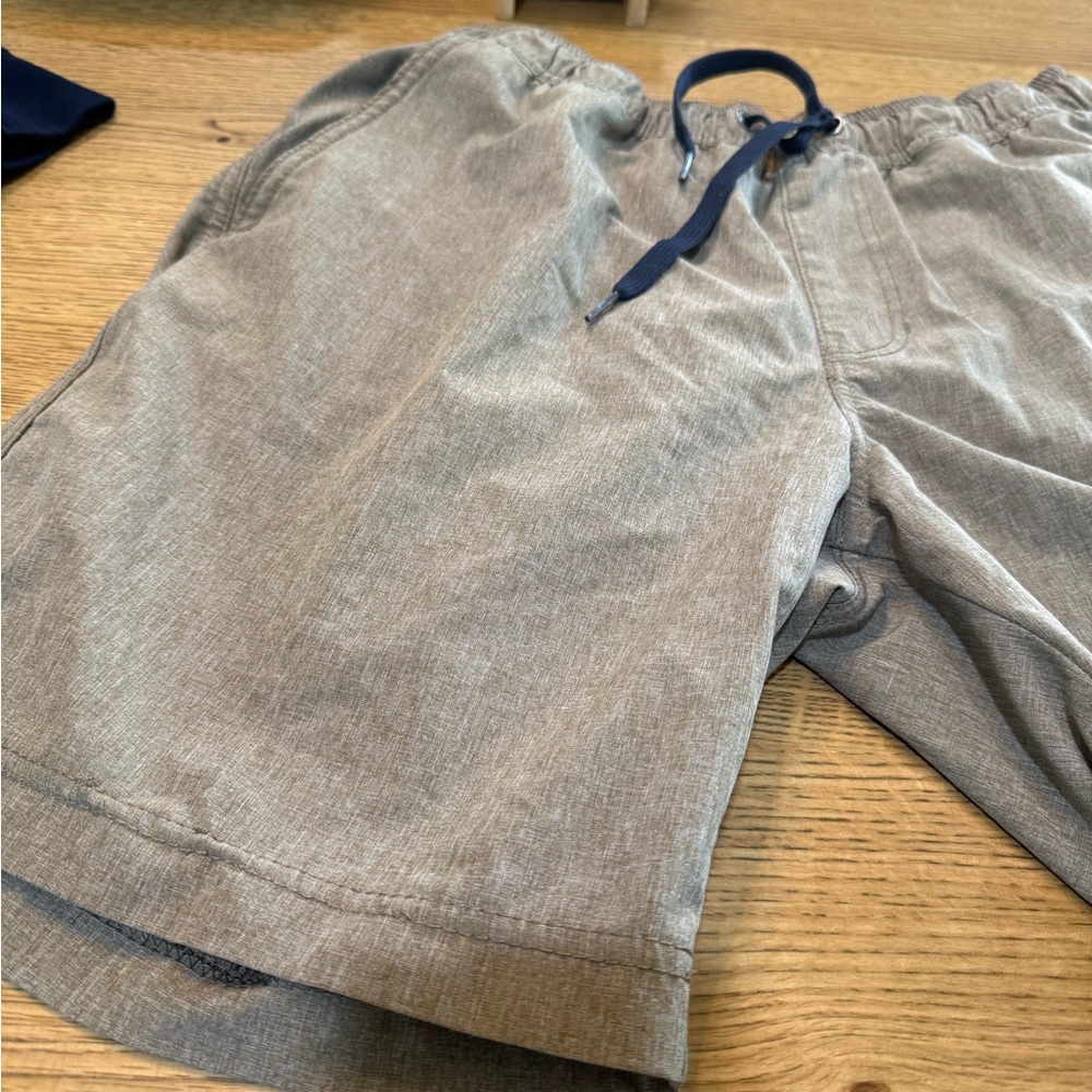 Tan Drawstring Shorts - Picture 3 of 4